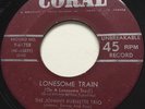 ROCKABILLY Johnny Burnette Trio LONESOME TRAIN Coral 45 rare Canadian pressing