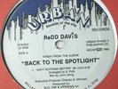 REDD DAVIS -Back To The Spotlight-12” DISCO/FUNK/MODERN SOUL/BOOGIE 1985 LISTEN