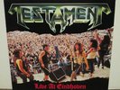 TESTAMENT Live at Eindhoven, German vinyl EP, 1987, VG+, AUTOGRAPHED BY FOUR
