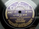 1168/ EDITH PIAF-La vie en rose - KULT- Un refrain courait dans la rue-Schellack