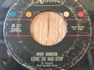 MARV JOHNSON northern soul r&b 45 Come On And Stop / Available   United Artists