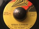 O.C. TOLBERT   Goodness / Message To Mankind   New Day 70s deep soul funk 45 EX