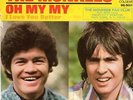 THE MONKEES - PICTURE SLEEVE & 45 - OH MY MY Colgems - HEAR