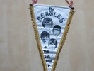 THE BEATLES Fab Four Vintage Pennant / Flag Circa - 1970s