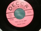 Rockabilly 45 RPM ROCKIN SAINTS Cheat On Me Baby / Half & Half  DECCA VG+ *PROMO