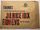 ELVIS PRESLEY-AWESOME AWESOME ITEM-JAILHOUSE ROCK END OF FILMING COMP ENVELOPE