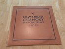 NEW ORDER 12'' CEREMONY Vinyl 1981 FAC 33/12 First Press Italy