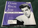 BILLY SILLS TEEN PICTURE SLEEVE ONLY (no 45) COME BACK JOE On Colpix