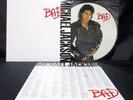 MICHAEL JACKSON BAD picture disc RARE LP  vinyl JAPAN