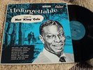NAT KING COLE lp UNFORGETTABLE NM ORIGINAL CAPITOL T-357 TEAL GREEN MONA LISA