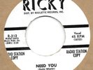 JOHNNY JACK - RICKY 212 - NEED YOU