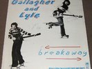 GALLAGHER & LYLE PAUL McCARTNEY AUTOGRAPHED UK PROMO POSTER 