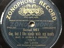 FEMALE RAGTIME VOCALS - JEN LATONA ‘I WANT TO BE IN DIXIE’ LONDON 1913 ZONOPHONE