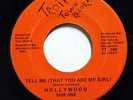 HOLLYWOOD-TELL ME ON TROIT TOWN BOOGIE FUNK ELECTRO 45-VG+ HEAR