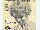 Suzanne You May Never Know / Unchained But Unforgotten 45 Picture Sleeve Trump