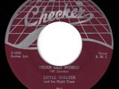 HEAR Little Walter & His Nightcaps Mean Old World/Sad Hours Checker 764 BLUES