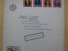 FREE FREE LIVE LP A1/B1 MATRIX PINK RIM LABEL IN ENVELOPE SLEEVE WITH INNER (ONL