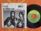 NAZZ Not Wrong Long 45 rpm w/ PICTURE SLEEVE SGC 1969 Psychedelic Rock