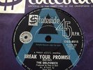 THE DELFONICS - Break Your Promise - - Rare 1968 Australian A PROMO 7 Funk Soul
