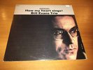 BILL EVANS TRIO HOW MY HEART SINGS  JAPAN LP 1978 RIVERSIDE INSERT UNPLAYED