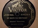 Masters Hawaiians Victor 23624 Hawaiian Guitar & Banjo 78 rpm