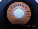 orig. 45 JOHNNY BURNETTE TRIO The Train Kept A-Rollin' / Honey Hush CORAL HEAR
