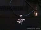 Depeche Mode Pendant Violator Rose Silver Plated.