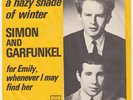 SIMON & GARFUNKEL Hazy Shade Of Winter DENMARK NORWAY 45 folk rock PAUL SIMON