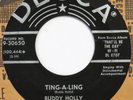 BUDDY HOLLY Ting a Ling/Girl on My Mind DECCA 45 orig. 1958 7” rockabilly Hear