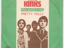 KINKS Wonderboy RARE Denmark 45 danish p/s UK psych mod garage Pretty Polly HEAR