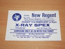 RARE X-RAY SPEX UK TICKET STUB - 1978 BRIGHTON NEW REGENT radiators from space