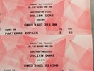 2 Places Carré Or JULIEN DORE concert 20/04/18 LYON