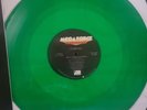 Overkill Hello from the gutrer Green Promo lp Megaforce