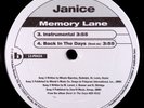 Janice-Back In The Day / Memory Lane 12