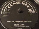 NORTHERN SOUL / 70s - MAJOR LANCE - “don’t you know I love you”