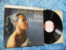 BILLIE HOLIDAY - LADY IN SATIN LP 1958 COLUMBIA orig 6 EYE white label PROMO 1A