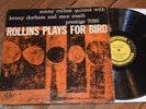 Sonny Rollins plays Bird filler DG W50th RVG Prestige lp Kenny Dorham Max Roach