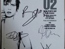 u2 new year's day LP autografato C.O.A - u2 new yea's day 12