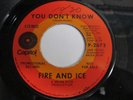 Rare Mod Psych 45 by Fire and Ice on Capitol You Don't Know / Mirrors