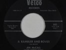 C&W Bluegrass 45 - Jim McCall - A Rambler And A Rover - Vetco - VG++ mp3