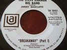 The Steve Karmen Big Band. Jimmy Radcliffe. Breakaway I & II. UA NM- Promo 45