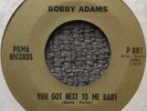 Bobby Adams - You Got Next To Me Baby - Pilma P887 Rare Soul Classic