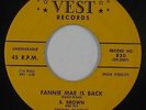Blues R&B 45 - B. Brown & his Rockin' McVouts - Fannie Mae Is Back - Vest - mp3
