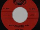 Blues 45 - Cousin Leroy - Will A Match Box Hold My Clothes - Ember - mp3