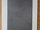 Richard Wagner. Originale Noten-Druckplatte d. Partitur Meistersinger, 1862