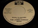 The James Harman Band: Rags To Riches / I Declare 45 - Blues