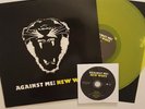 Against me new wave LP EX yellow vinyl record 2007 with CD included