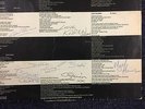 BLONDIE - FULLY SIGNED PARALLEL LINES INNER SLEEVE - CIRCA 1980 MANCHESTER