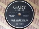 1957 White Doo Wop 78 rpm THE TOKENS Come Dance With Me / Doom-Lang  GARY 1006