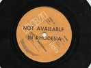 DAVID  BOWIE      RHODESIA   CENSORED  SORROW  ONE SIDED  SINGLE